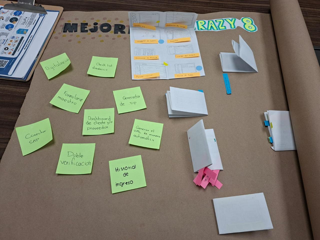 Prototipado rápido y Crazy 8's